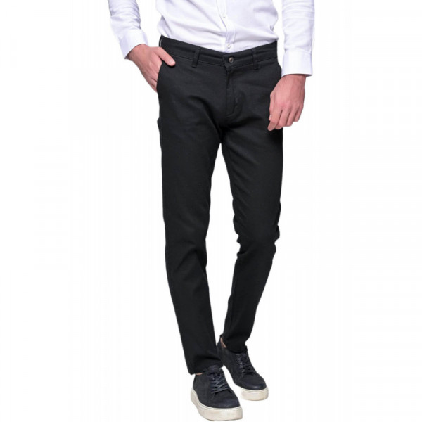 BEN TAILOR Chino Pants BENT.0285 ΜΑΥΡΟ