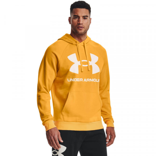 UNDER ARMOUR Men's Rival Fleece Big Logo Hoodie 1357093-782 ΠΟΡΤΟΚΑΛΙ