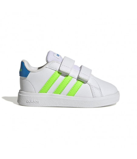 ADIDAS Grand Court Lifestyle Hook and Loop Shoes GW6525 ΛΕΥΚΟ