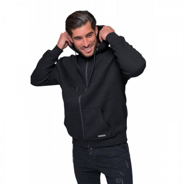 MADMEXT Drake Full-Zip Hood MDXT.0970 ΜΑΥΡΟ