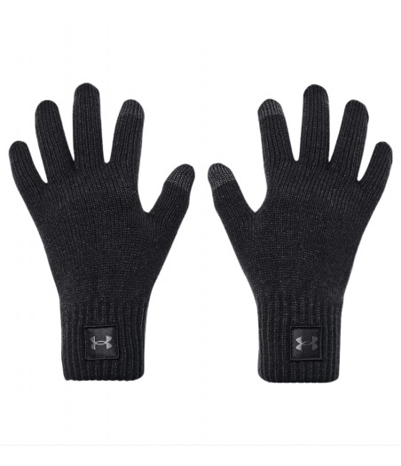 UNDER ARMOUR Men's Halftime Gloves 1373157-001 ΜΑΥΡΟ