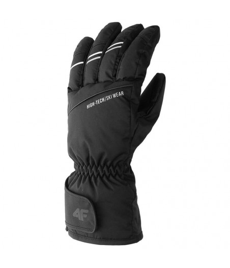 4F Men's Thinsulate Ski Gloves H4Z22-REM002-20S ΜΑΥΡΟ
