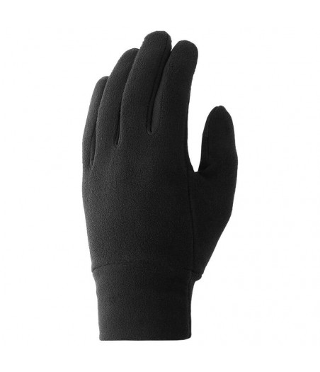 4F Unisex Touch Screen Fleece Gloves H4Z22-REU013-20S ΜΑΥΡΟ
