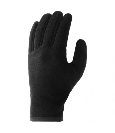 4F Unisex Touch Screen Fleece Gloves H4Z22-REU014-20S ΜΑΥΡΟ