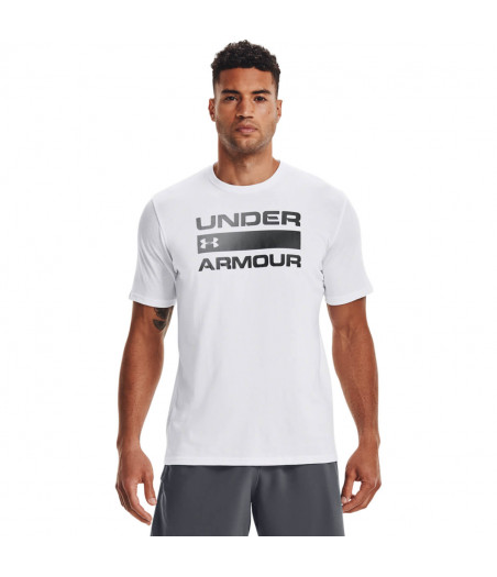 UNDER ARMOUR Men's Team Issue Wordmark Short Sleeve - ΛΕΥΚΟ