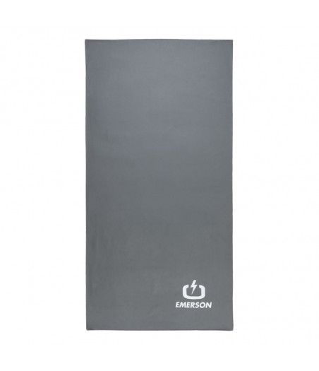 EMERSON Travel Towel 86cm x 160cm - ΓΚΡΙ