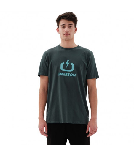 EMERSON Logo Men's Short Sleeve T-Shirt - FOREST