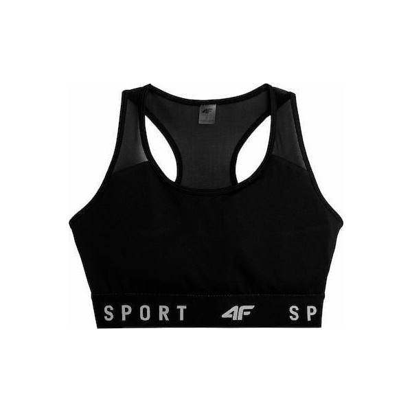 4F W Sports Bra NOSH4-STAD350-20S ΜΑΥΡΟ