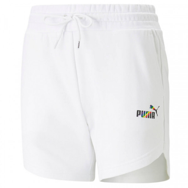 PUMA Essentials Love is Love 5'' High-Waist Shorts TR - ΛΕΥΚΟ