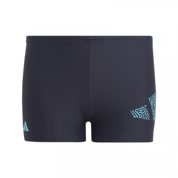 ADIDAS 3 Bar Logo Swim Boxer - NAVY BLUE