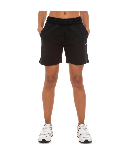 BE:NATION Essentials Terry Shorts - ΜΑΥΡΟ