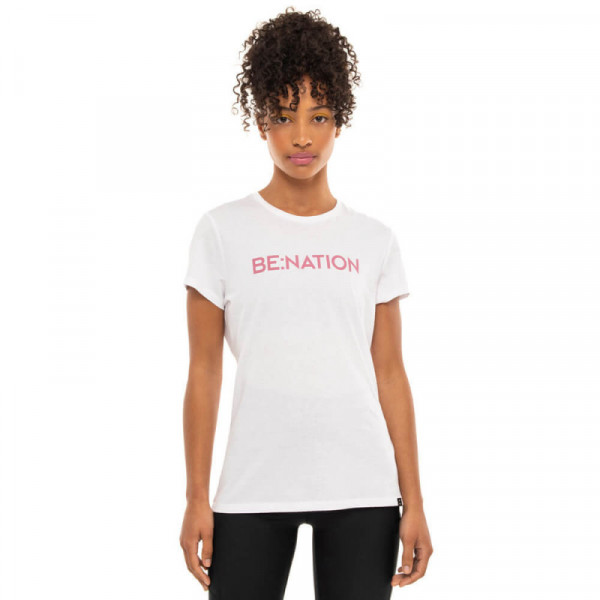 BE:NATION Essentials Crew Neck S/S Tee - ΛΕΥΚΟ