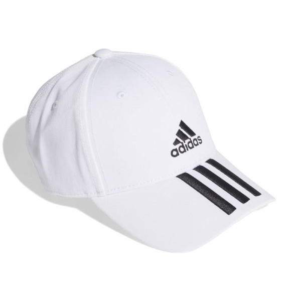 ADIDAS Baseball 3-Stripes Cap Cotton Twill - ΛΕΥΚΟ