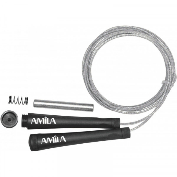 AMILA Speed Rope - ΜΑΥΡΟ