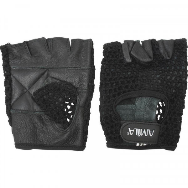 AMILA Gym Gloves - ΜΑΥΡΟ