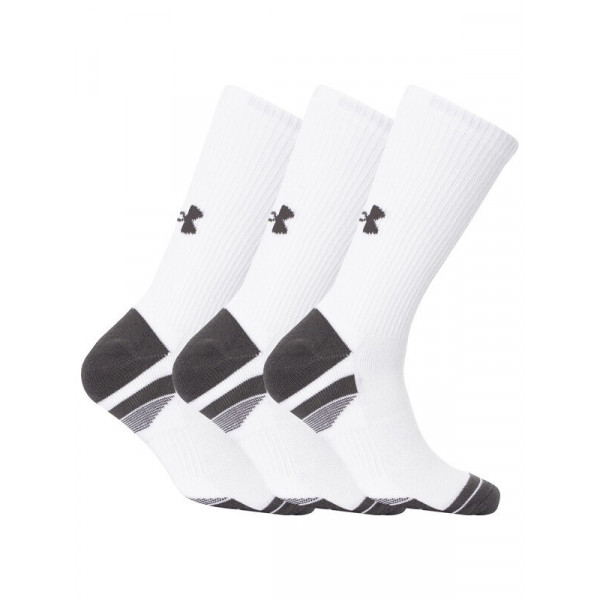UNDER ARMOUR UA Performance Tech 3-Pack Crew Socks - ΛΕΥΚΟ
