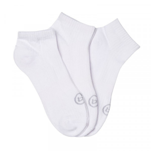 BASEHIT Unisex Socks (3-Pack) - ΛΕΥΚΟ