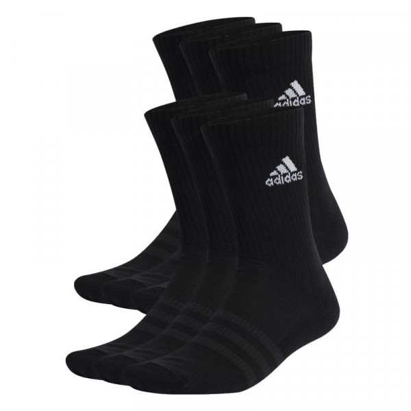 ADIDAS Cushioned Sportswear Crew Socks 6 ζευγάρια Κάλτσες Μαύρες