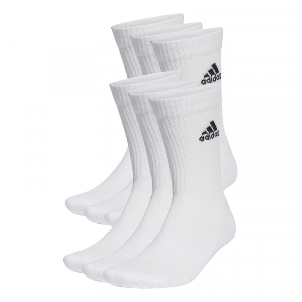 ADIDAS Cushioned Sportswear Crew Socks 6 ζευγάρια Κάλτσες Λευκό