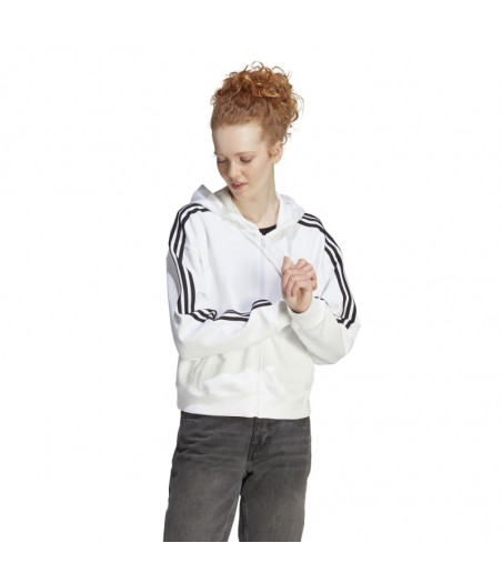 ADIDAS ESS 3-Stripes French Terry Bomber Full Zip Hoodie