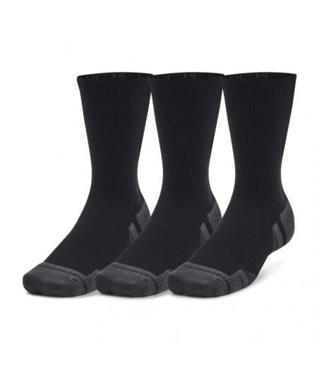 UNDER ARMOUR UA Performance Tech 3-Pack Crew Socks Κάλτσες Μαύρες