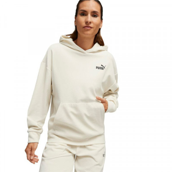 PUMA ESS Women's Hoodie Γυναικείο Φούτερ Εκρού