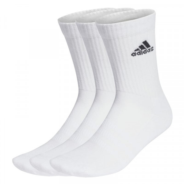 ADIDAS Cushioned Crew Socks 3 Pairs Κάλτσες Μακριές Λευκές