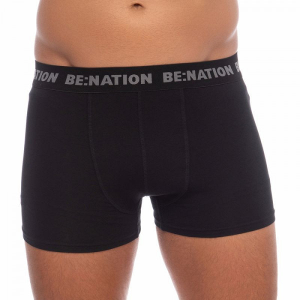 BENATION Ανδρικά Boxer 3 ζευγάρια Μαύρα