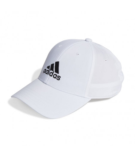 ADIDAS Embroidered Logo Lightweight Baseball Cap Καπέλο Jockey ΛΕΥΚΟ