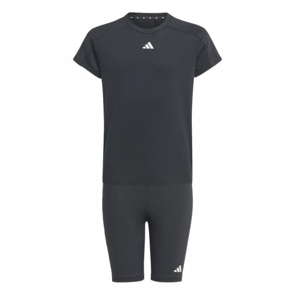 ADIDAS Train Essentials Tee and Shorts Set Kids Παιδικό Σετ Μαύρο