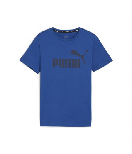 PUMA ESS Logo T-Shirt Παιδική Κοντομάνικη Μπλούζα Μπλε
