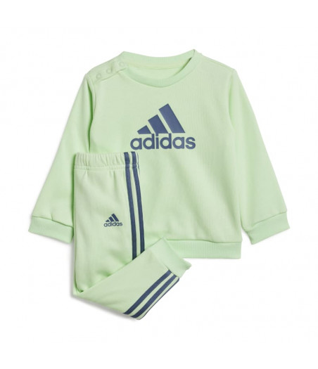 ADIDAS Badge of Sport French Terry Jogger Βρεφικό Σετ Φόρμα - LIME