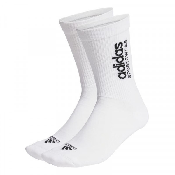 ADIDAS Monogram Allover Graphic Socks 2 Pairs Αθλητικές Κάλτσες Λευκές