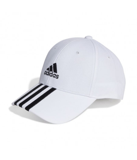 ADIDAS Baseball 3-Stripes Cotton Twill Baseball Cap Καπέλο - ΛΕΥΚΟ