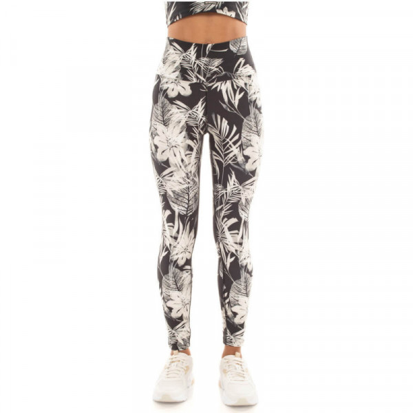 BENATION Printed 7/8 Legging Γυναικείο Κολάν - ΜΑΥΡΟ