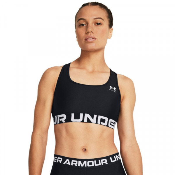 UNDER ARMOUR Women's HeatGear® Γυναικείο Αθλητικό Μπουστάκι - ΜΑΥΡΟ