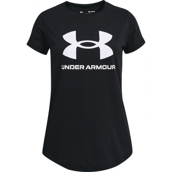 UNDER ARMOUR Παιδική Κοντομάνικη Μπλούζα Κορίτσι - ΜΑΥΡΟ