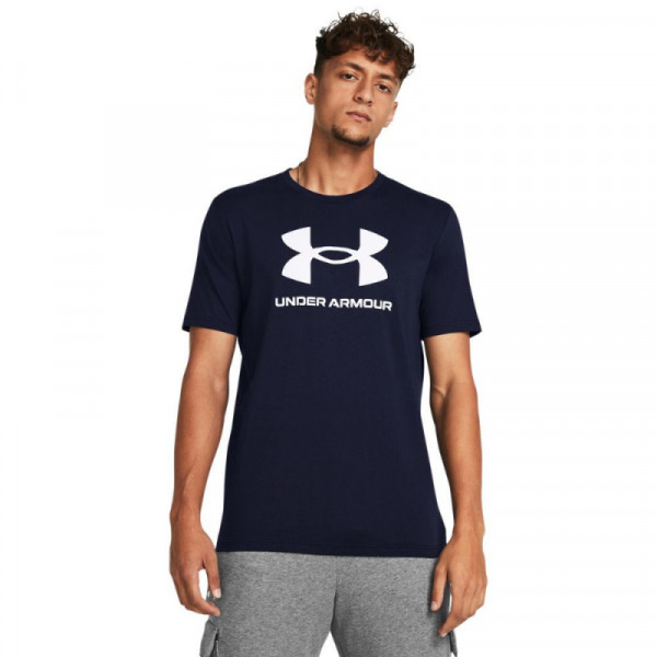 UNDER ARMOUR Sportstyle Logo Ανδρική Κοντομάνικη Μπλούζα - NAVY BLUE