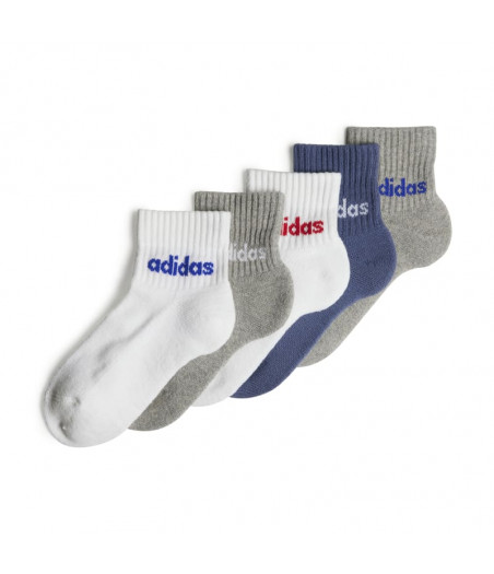ADIDAS Παιδικές Κάλτσες Ως τον Αστράγαλο 5 Τμχ - ΠΟΛΥΧΡΩΜΕΣ