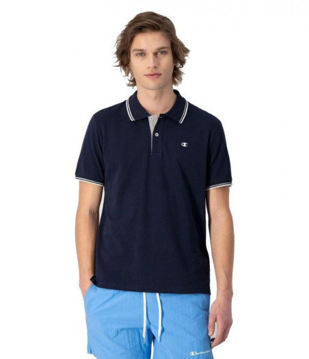 CHAMPION Ανδρική Κοντομάνικη Μπλούζα Polo - NAVY BLUE