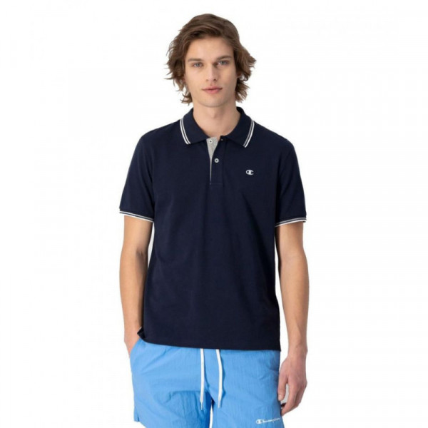 CHAMPION Ανδρική Κοντομάνικη Μπλούζα Polo - NAVY BLUE