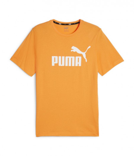 PUMA ESS Logo Ανδρική Κοντομάνικη Μπλούζα - ΠΟΡΤΟΚΑΛΙ