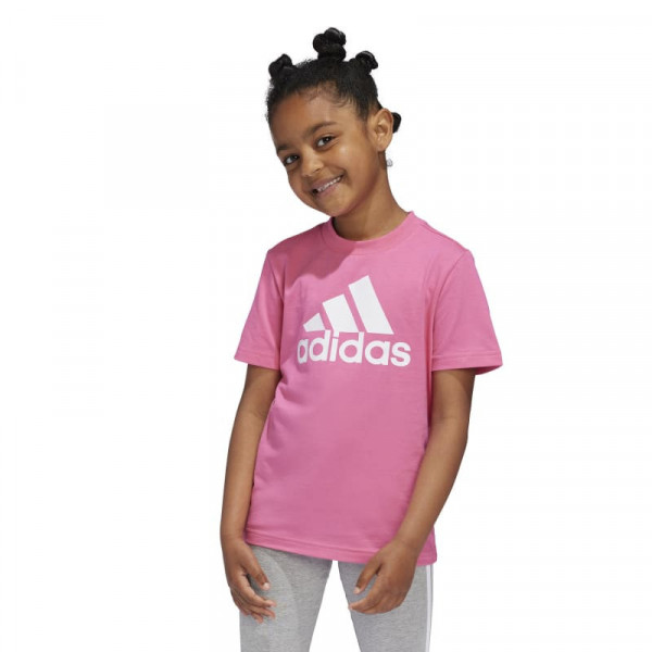 ADIDAS ESS L Παιδική Κοντομάνικη Μπλούζα - ΡΟΖ