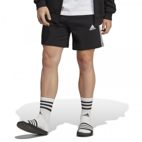 ADIDAS ESS French Terry 3-S Ανδρική Βερμούδα - ΜΑΥΡΟ