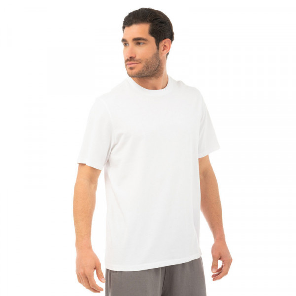 BENATION ESS Crew Neck Ανδρική Κοντομάνικη Μπλούζα Oversized - ΛΕΥΚΟ