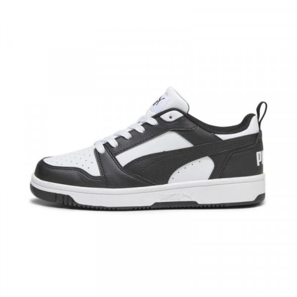 PUMA Reb L JR Εφηβικά Sneakers - ΑΣΠΡΟΜΑΥΡΟ