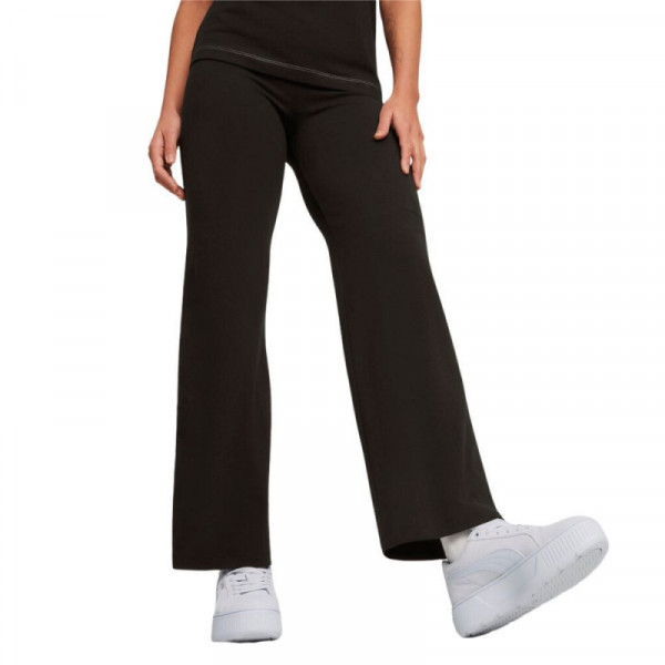 PUMA ESS Straight Leggings Γυναικείο Κολάν Παντελόνα - ΜΑΥΡΟ