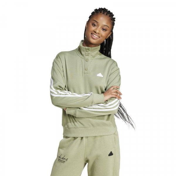 ADIDAS W ICONIC 3S TT Γυναικεία Φούτερ - ΛΑΔΙ