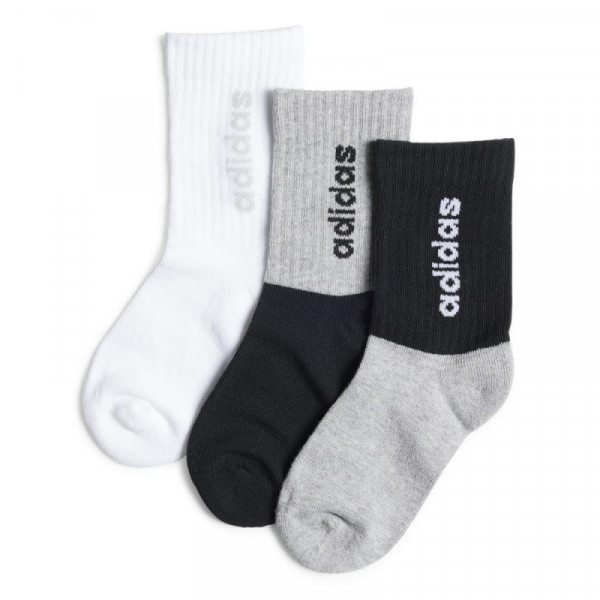 ADIDAS LIN KIDS CRW 3P Παιδικές Κάλτσες - ΛΕΥΚΟ