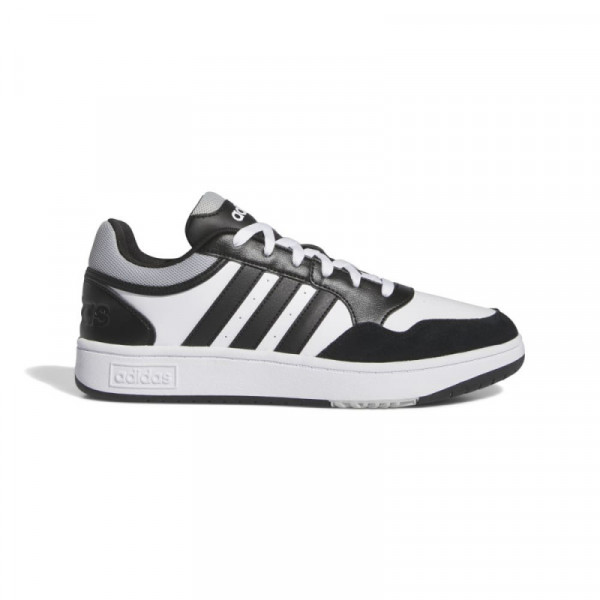 ADIDAS Hoops 3.0 Ανδρικά Παπούτσια - ΑΣΠΡΟΜΑΥΡΟ